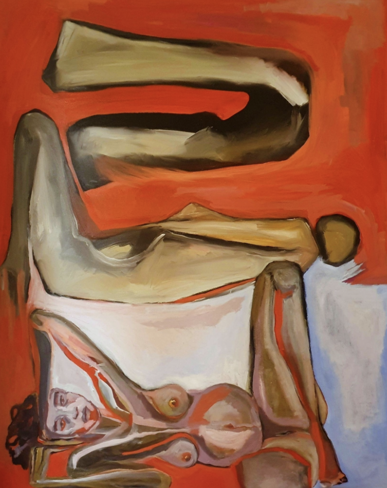 Lord is a Lady 122 x 152 cm Oil on Canvas, 2018